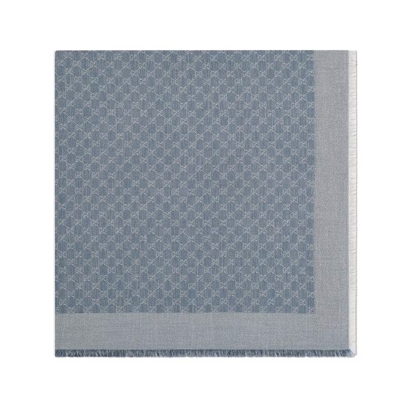 Gucci GG Denim-effect Shawl