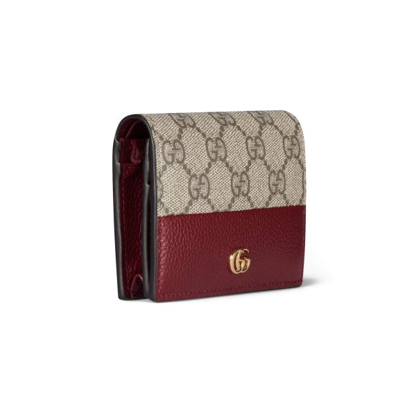 Gucci GG Marmont Bi-color Mini Wallet - Image 3