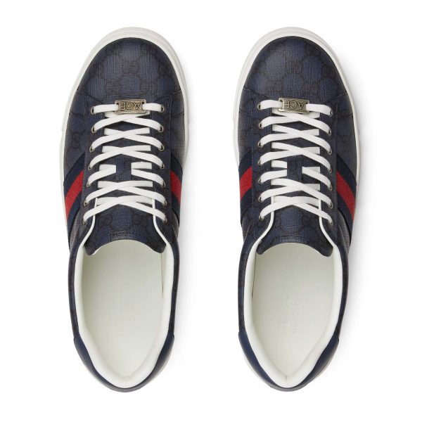 Gucci Men’s Gucci Ace Sneaker With Web - Image 4