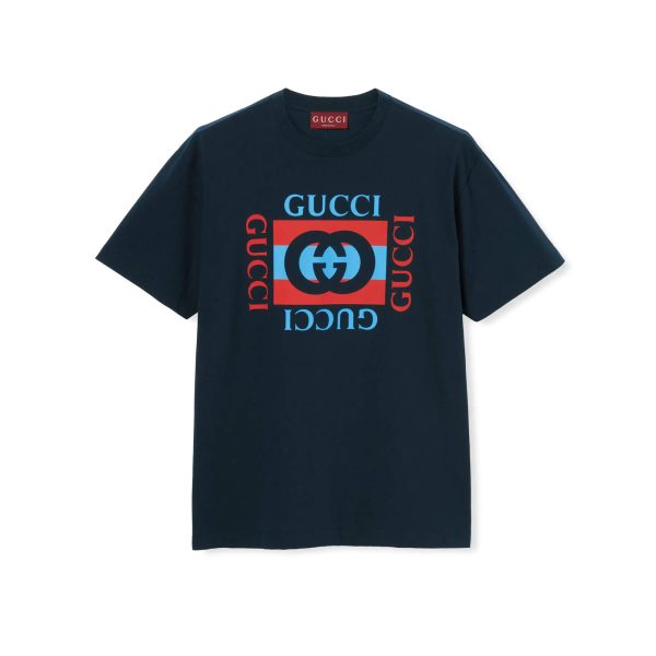 Gucci Printed Cotton Jersey T-shirt