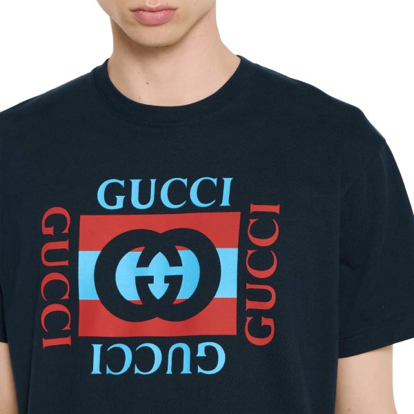 Gucci Printed Cotton Jersey T-shirt - Image 4