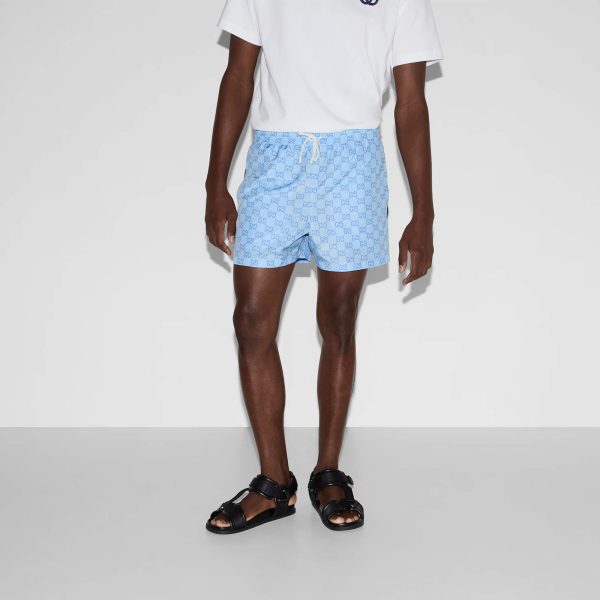 Gucci Printed Poplin Tech Swim Shorts - Image 2