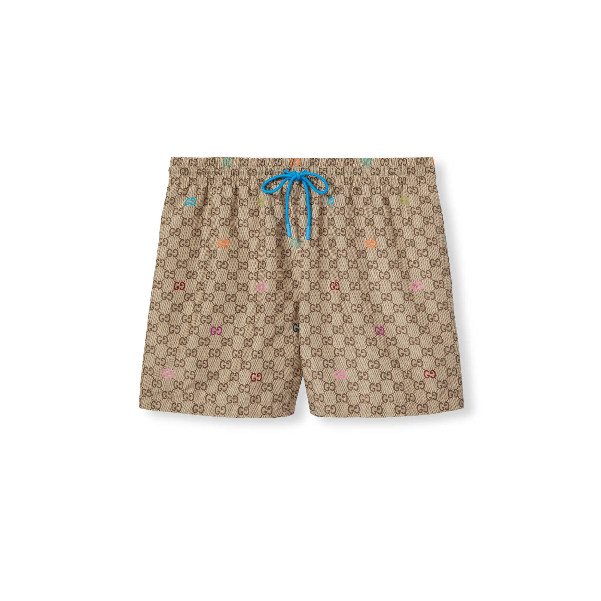 Gucci Printed Technical Poplin Swim Shorts at Enigma Boutique