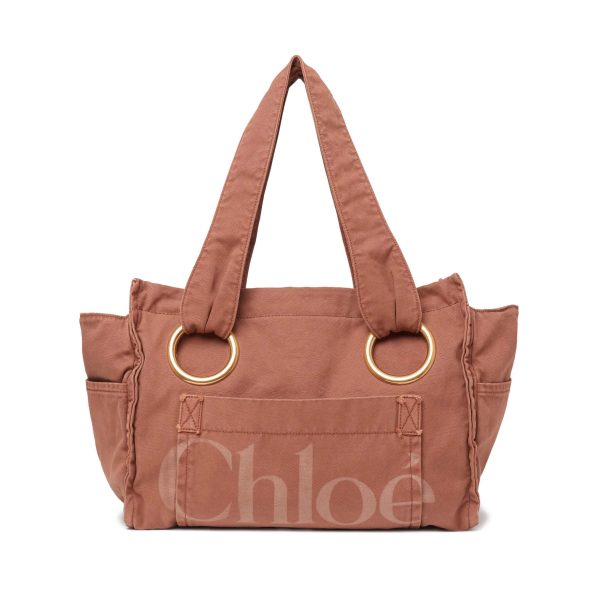 Chloé Plage Tote Bag In Cotton