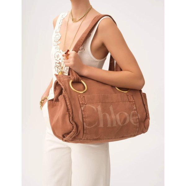 Chloé Plage Tote Bag In Cotton - Image 6