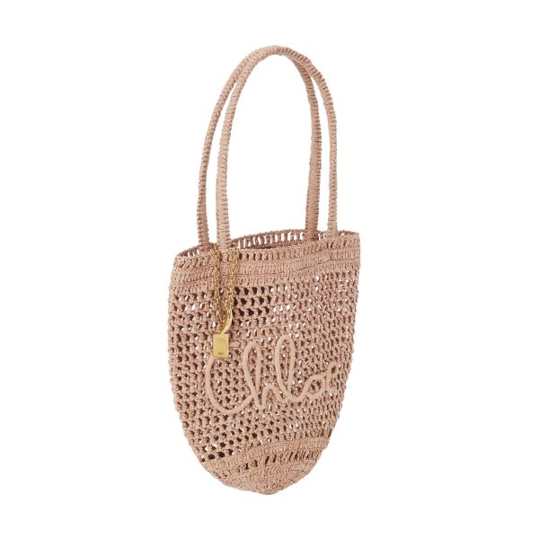 Chloé Small Summer Banana Tote Bag In Raffia - Image 2