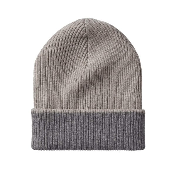 Brunello Cucinelli Cashmere Double Knit Ribbed Beanie - Image 2