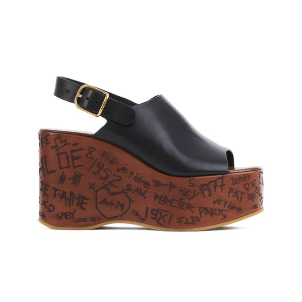 Chloé Maxime Wedge Sandal - Image 2