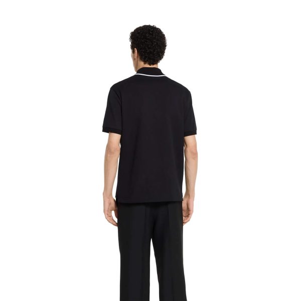 Gucci Cotton Piquet Polo Shirt With Embroidery - Image 3