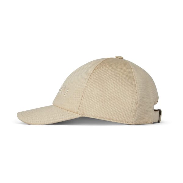 Gucci Cotton Baseball Hat With Embroidery - Image 2