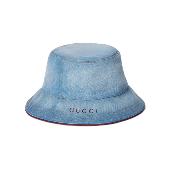 Gucci Denim Denim Bucket Hat - Image 2