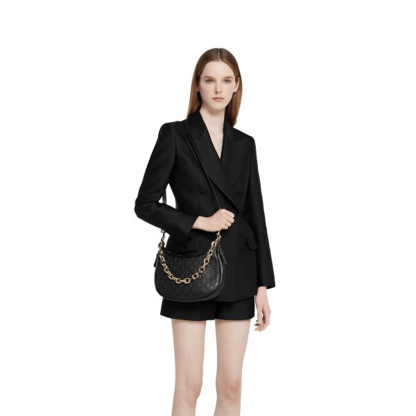 Gucci GG Emblem Medium Shoulder Bag - Image 9