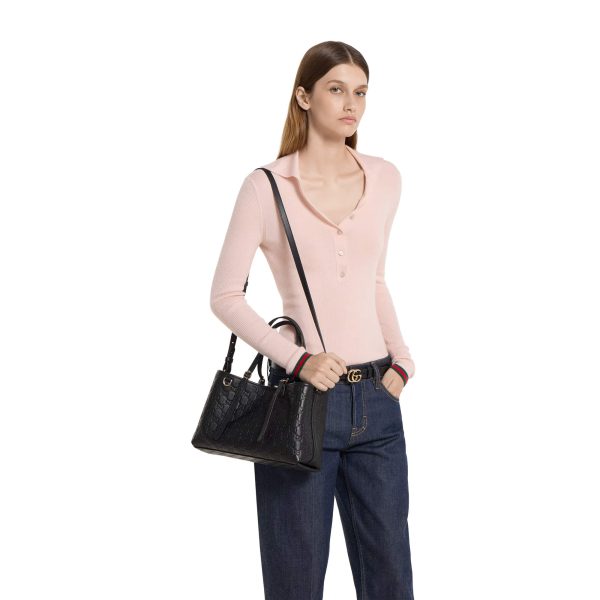 Gucci GG Emblem Medium Tote Bag - Image 8