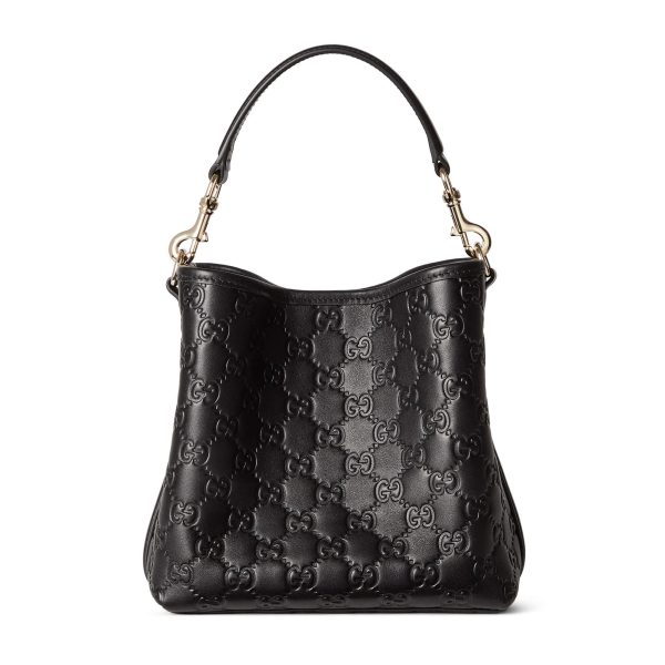 Gucci GG Emblem small bucket bag - Image 4