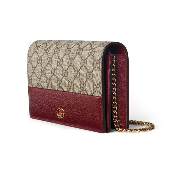 Gucci GG Marmont Bi-color Wallet On Chain - Image 2
