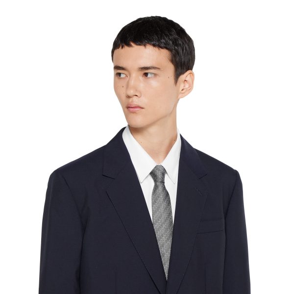 Gucci Horsebit Silk Jacquard Tie - Image 5