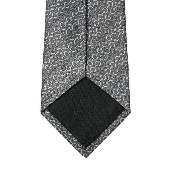 Gucci Horsebit Silk Jacquard Tie - Image 4