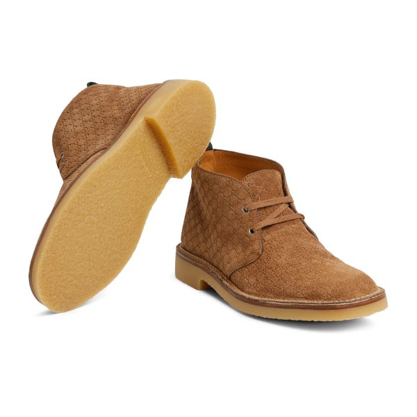 Gucci Men's Ankle Boot With Web - Image 6