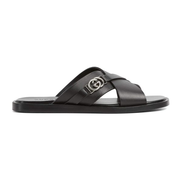 Gucci Men's Slide Sandal With Interlocking G - Image 2