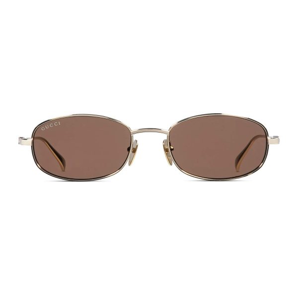 Gucci Oval Frame Sunglasses
