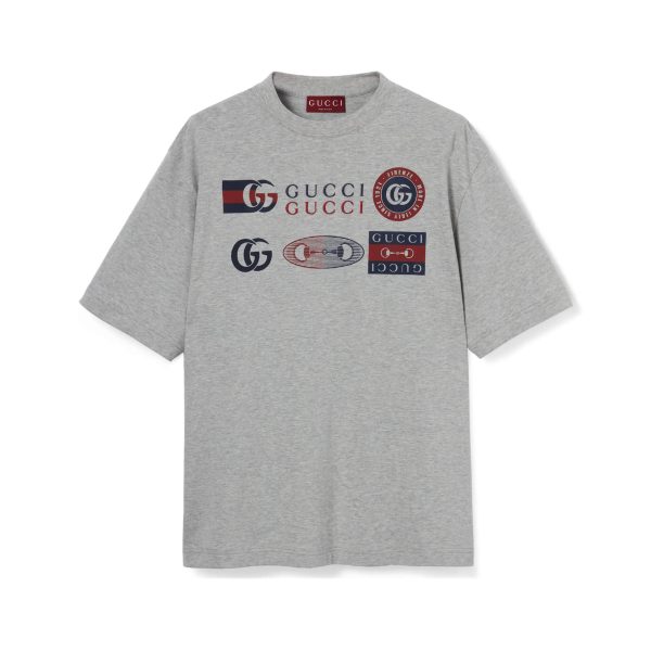 Gucci Printed Cotton Jersey T-shirt