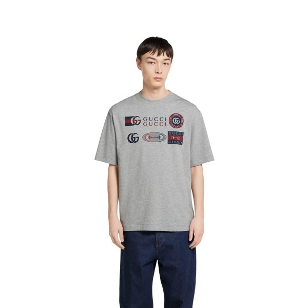 Gucci Printed Cotton Jersey T-shirt - Image 3