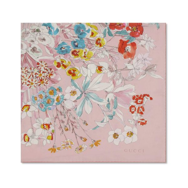 Gucci Printed Silk Twill Carré