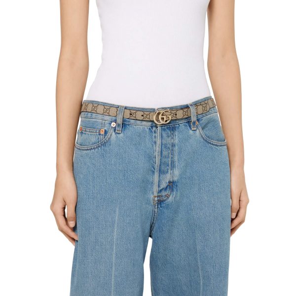 Gucci GG Marmont Reversible Thin Belt - Image 5
