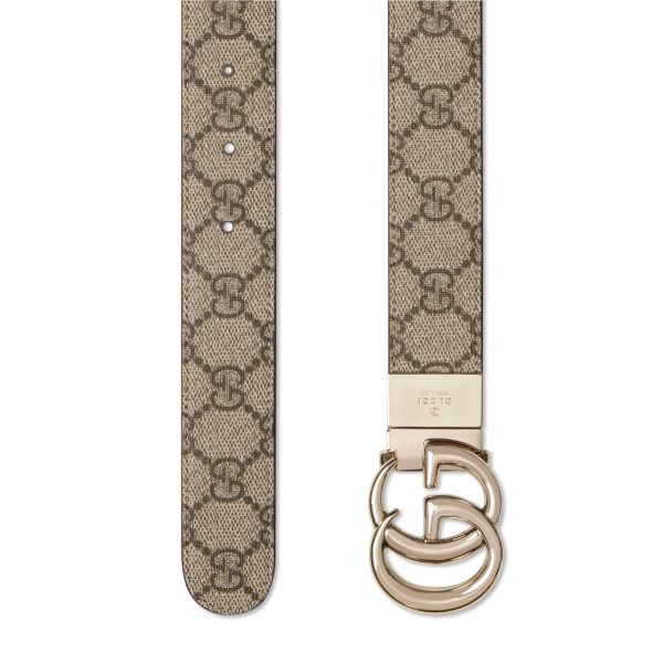 Gucci Reversible GG Marmont Wide Belt - Image 3