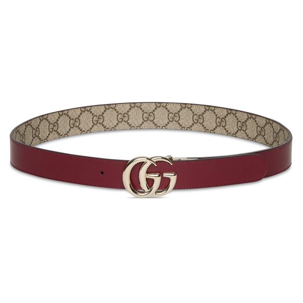 Gucci Reversible GG Marmont Wide Belt - Image 2