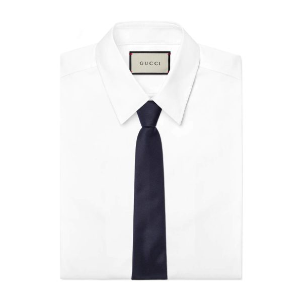 Gucci Silk Tie With Interlocking G - Image 2