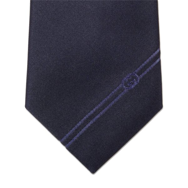Gucci Silk Tie With Interlocking G - Image 3