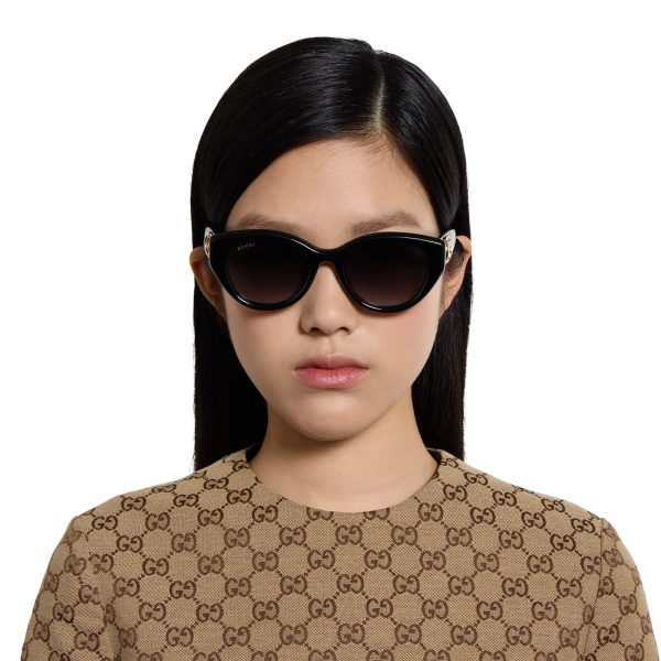 Gucci Low Nose Bridge Fit Sunglasses - Image 3