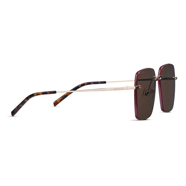 Gucci Low Nose Bridge Fit Sunglasses - Image 2