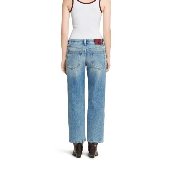 Gucci Straight Fit Denim Pants - Image 3