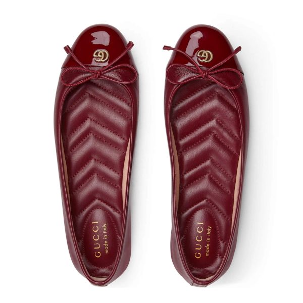 Gucci Women’s Ballet Flat With Double G - Image 2