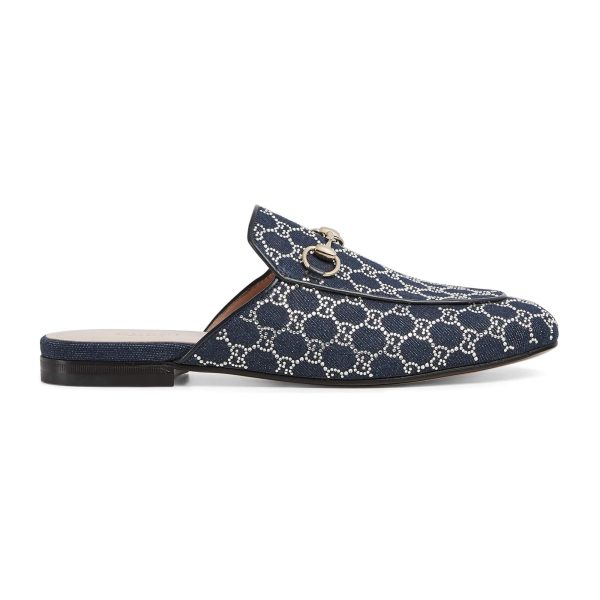 Gucci Women's GG Crystal Princetown Slipper - Image 2