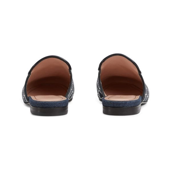 Gucci Women's GG Crystal Princetown Slipper - Image 3