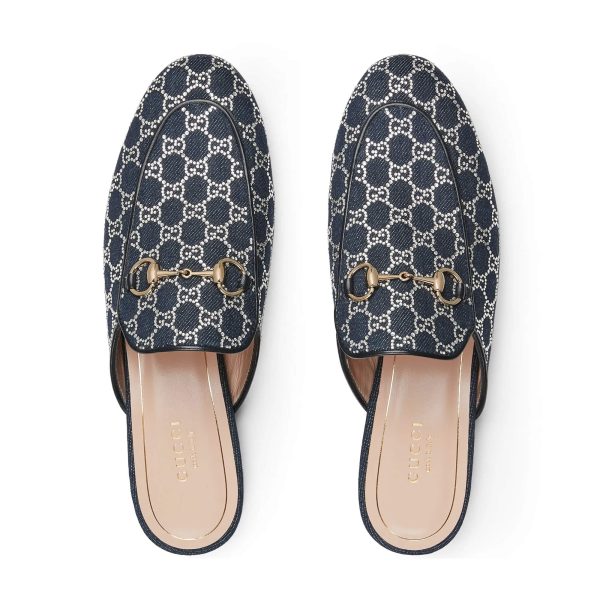 Gucci Women's GG Crystal Princetown Slipper - Image 4