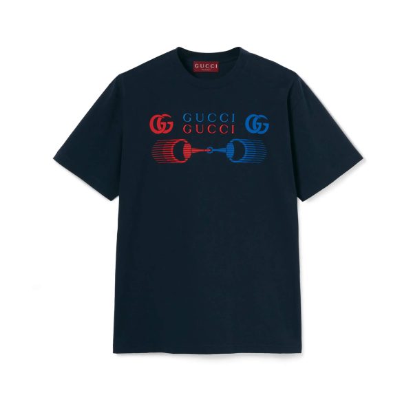 Gucci Printed Cotton Jersey T-shirt
