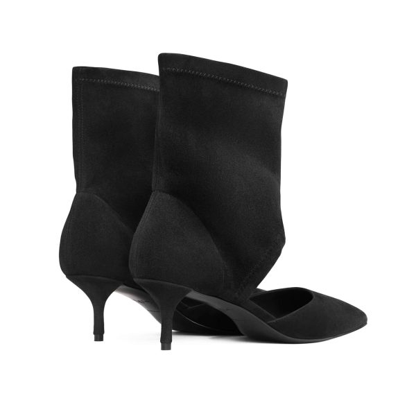 Alaïa Low Boots In Stretch Suede - Image 3