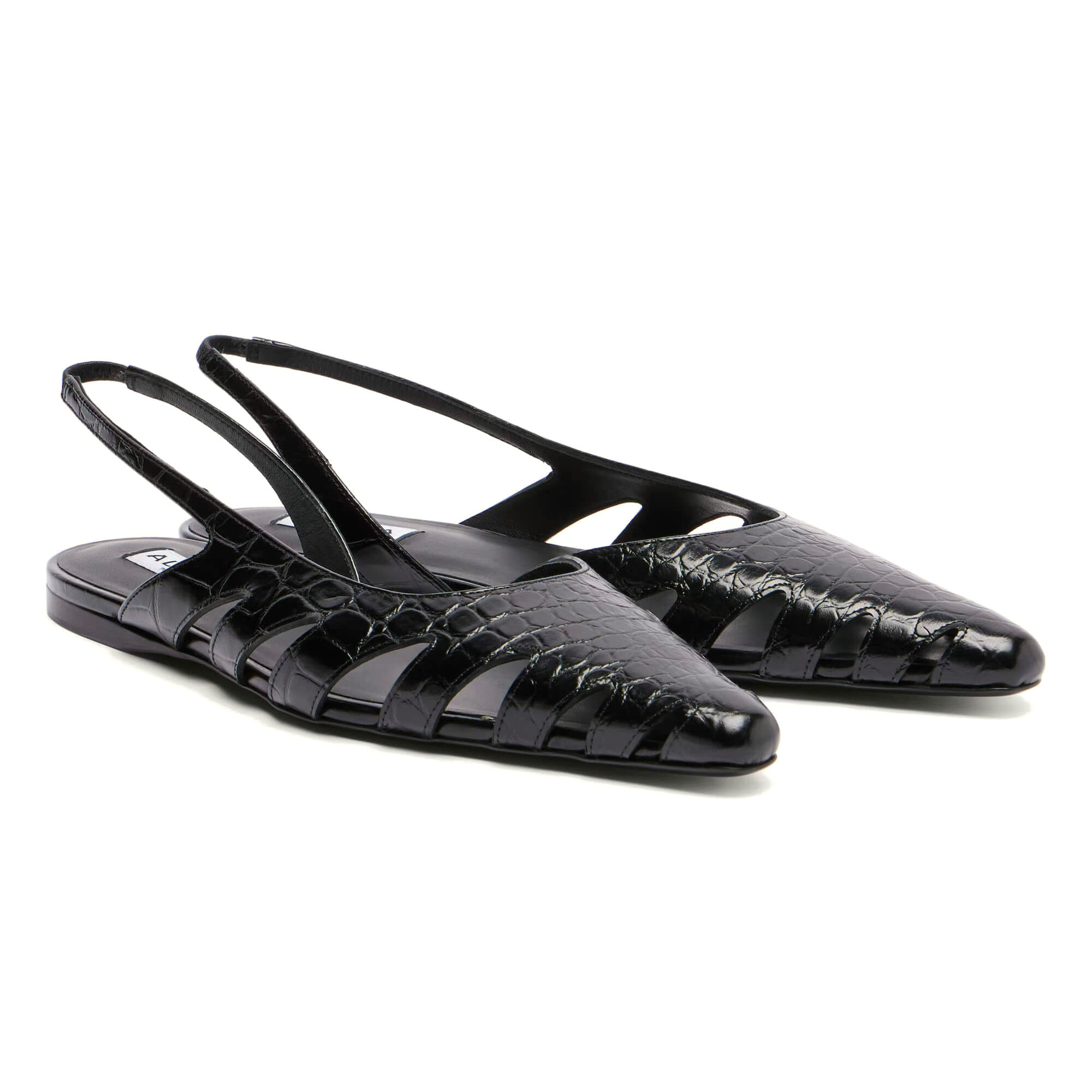 Alaïa Ballet Flats In Leather at Enigma Boutique