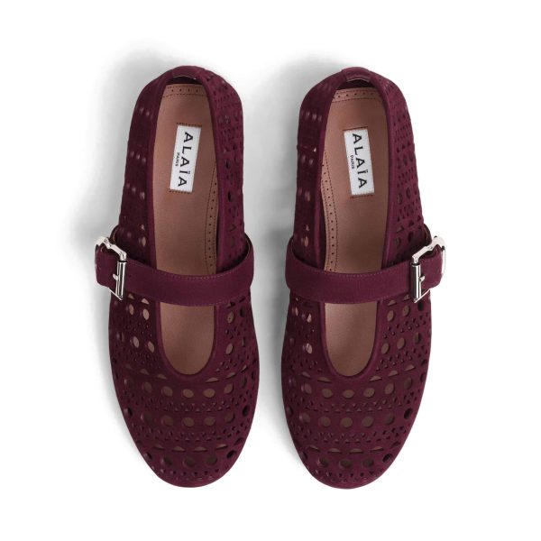 Alaïa Ballet Flats In Vienne Suede - Image 3