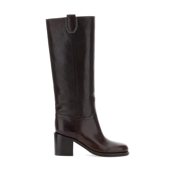 Brunello Cucinelli Leather Knee-high Boots - Image 2