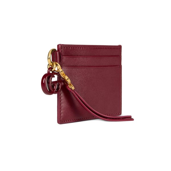 Gucci Card Case With Double G And Butterfly Charm - Image 3