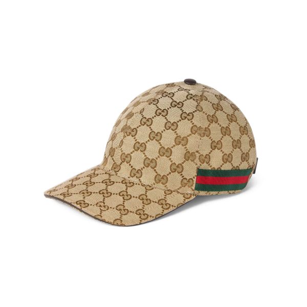 Gucci GG Canvas Baseball Hat With Web
