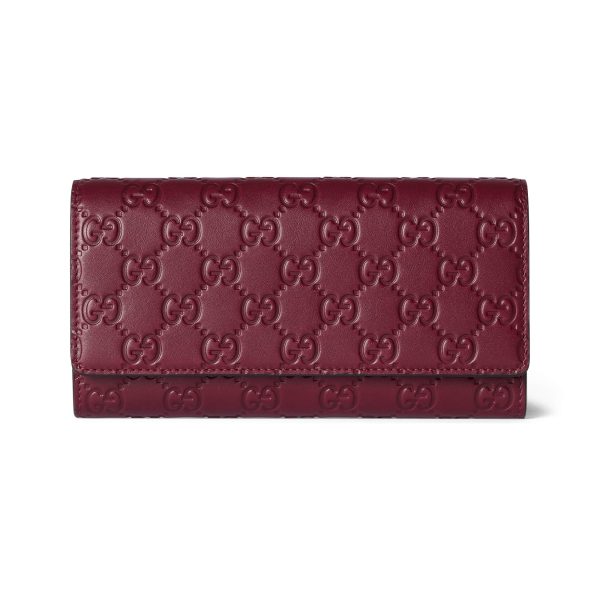 Gucci GG Emblem Continental Wallet