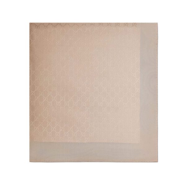 Gucci Printed Silk Jacquard Carré