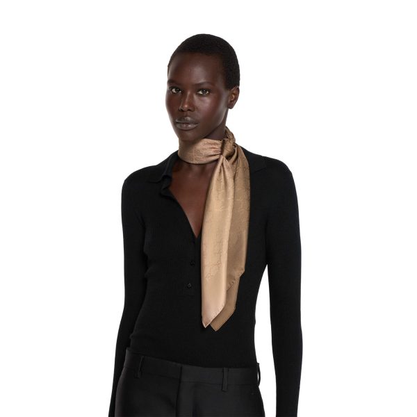 Gucci Printed Silk Jacquard Carré - Image 3