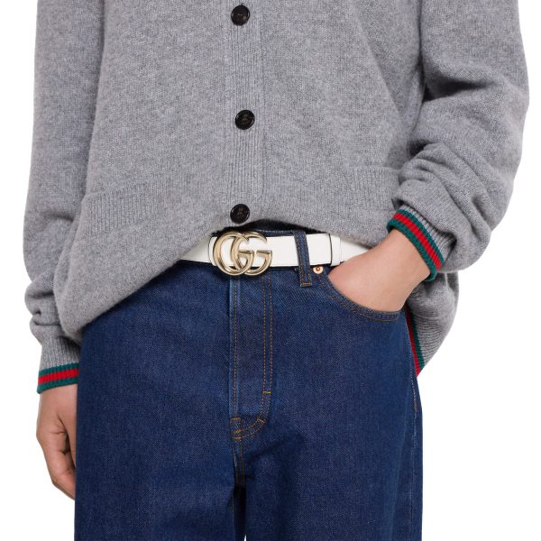 Gucci Reversible GG Marmont Belt - Image 7